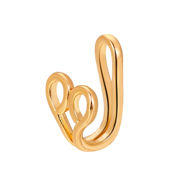 U-shaped Nose Clip Copper Inlaid With Zircon Nose Decoration, Color: G-188 Gold