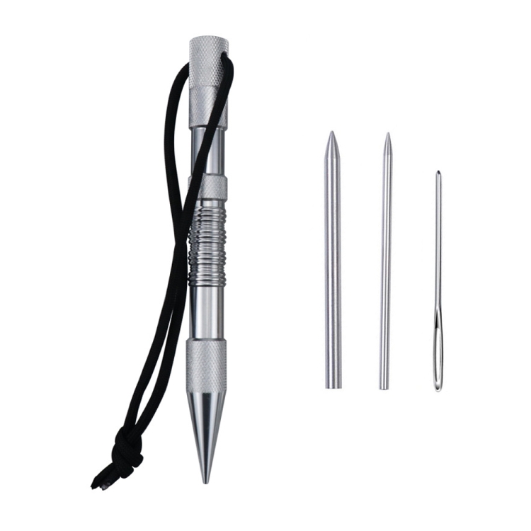 Umbrella Rope Needle Marlin Spike Bracelet DIY Weaving Tool, Specification: 4 PCS / Set Silver