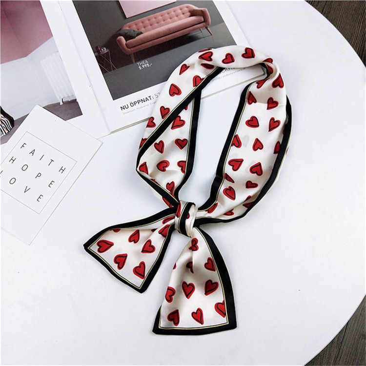 Women Double-sided Flat-length Scarf, Size: 98 x 9cm(Beige)